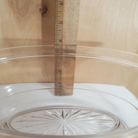 Pheasant and Ivy Lid Oval Dish 9.75"L clear with pink cast - Picture 11 of 12